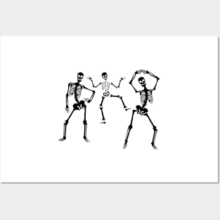 Dancing Skeletons Posters and Art